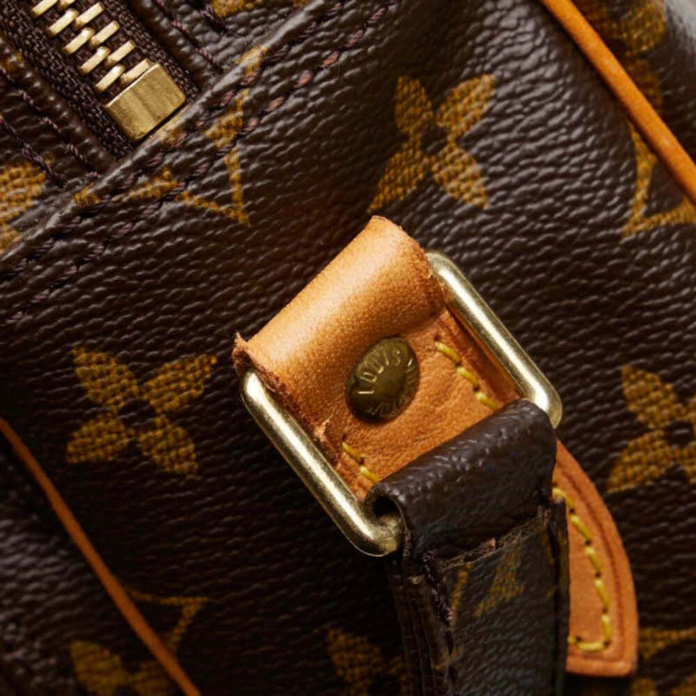 LOUIS VUITTON Authentic Brown Monogram Leather Shoulder Bag - Picture 5 of 11